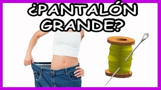 PINZAS para PANTALÓN a MANO en 3 minutos 😱  LATIN DIY [upl. by Dasteel]