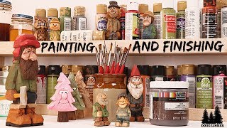 How to PaintFinish Your Woodcarvings [upl. by Eelyrag]