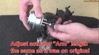 How to change Turbocharger wastegate actuator [upl. by Elayor]