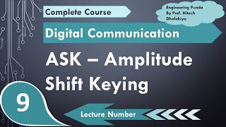 Amplitude Shift Keying ASK Basics Definition Waveform Bandwidth Modulation and Demodulation [upl. by Oznofla]