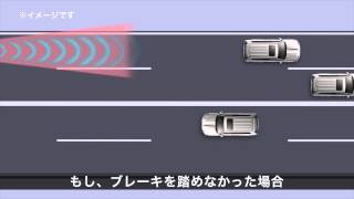 【Toyota Safety Sense】プリクラッシュセーフティシステム【技術】 [upl. by Eeuqram]