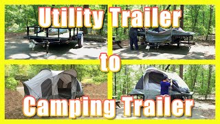 Camping Tent Trailer  Double Duty Demonstration [upl. by Ibok]