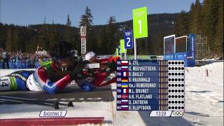 Biathlon Women 125KM Mass Start Complete Event Vancouver 2010 [upl. by Gigi]