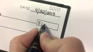 How to write a check [upl. by Shaff]