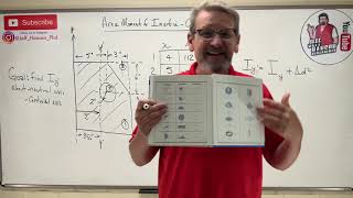 Statics Lesson 69  Moment of Inertia Composite Shape Method [upl. by Nevah]