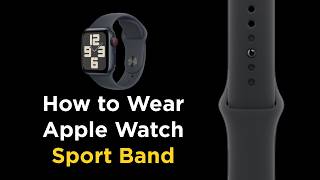 4 easy steps to put on an Apple Watch with one hand – simple tutorial [upl. by Gillan993]