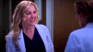 Greys Anatomy  Arizona and Lauren quotKissquot 9x23 [upl. by Nomae868]