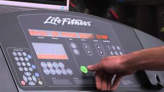 Life Fitness Treadmill Tutorial [upl. by Nosnehpets]