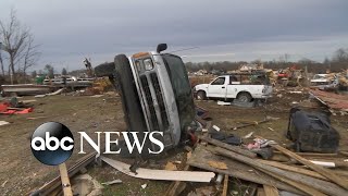 At least 25 killed 3 missing after Tennessee tornado l ABC News [upl. by Hymen]