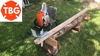 First Time New Chainsaw Mill [upl. by Yvaht560]