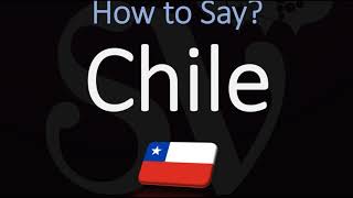 How to Pronounce Chile CORRECTLY [upl. by Rettuc]