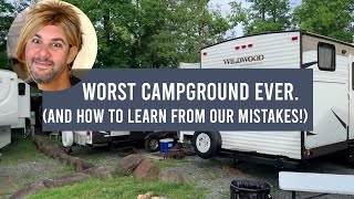 Worst RV Campground Ever  And How we Saved our Weekend [upl. by Llednik190]