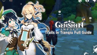 Genshin Impact  Trails In Tianqiu Full Guide Puzzle [upl. by Noelani440]