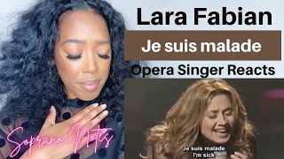 Opera Singer Reacts to Lara Fabian Je Suis Malade  Performance Analysis [upl. by Cookie]