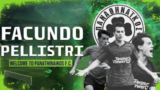 Facundo Pellistri ● Welcome to Panathinaikos FC 4K [upl. by Mora]