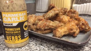 Parmesan Garlic Wings Using Buffalo Wild Wings Sauce [upl. by Anetta]