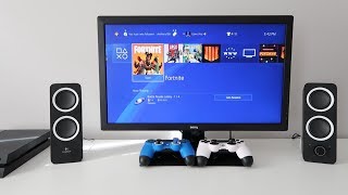 How to CONNECT PC Speakers to PS4 EASY [upl. by Bartosch]