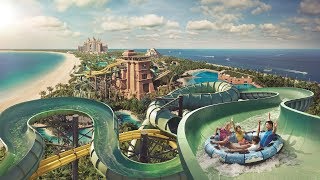 Dubai  Atlantis Aquaventure Waterpark [upl. by Yadnus]