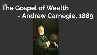 The Gospel of Wealth Explained [upl. by Amsirp]