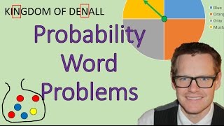 Probability Word Problems Simplifying Math [upl. by Spence]