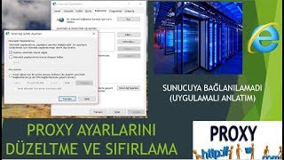 Proxy Ayarlarını Düzeltme ve Sıfırlama internete bağlanamıyorum [upl. by Avlis923]