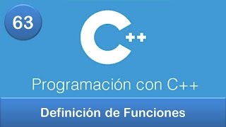 63 Programación en C  Funciones  Definición de Funciones [upl. by Sinnylg]