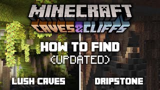 How To Find Lush Caves In Minecraft 117 Updated [upl. by Eimorej]