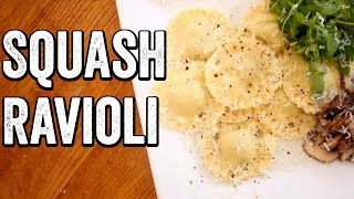 BUTTERNUT SQUASH RAVIOLI [upl. by Birgitta]