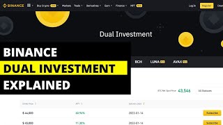 Binance Dual Investment Explained [upl. by Juline]