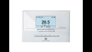 Saunier Duval Exacontrol E7C Programmable Modulating Wired Room Thermostat  UNBOXING [upl. by Corsiglia]