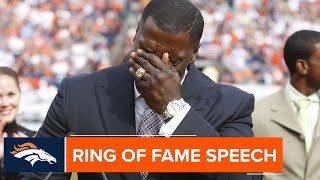 Shannon Sharpes 2009 Ring of Fame Induction Speech  Broncos Throwback [upl. by Odnumyer]