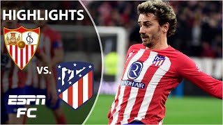 Sevilla vs Atletico Madrid  LALIGA Highlights  ESPN FC [upl. by Odella]