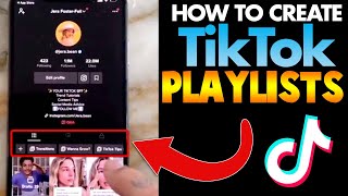 How To Create a Playlist on TikTok NEW FEATURE [upl. by Isobel]