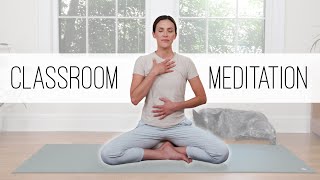 Classroom Meditation  For All Ages  7Minute Guided Meditation [upl. by Raseac]