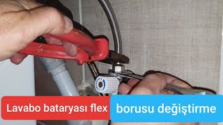 Tezgah üstü Bataryanın eskiyen Flex Borusu Nasıl Değiştirilir [upl. by Taft]