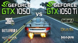 GTX 1050 vs GTX 1050 Ti Test in 7 Games [upl. by Anahsat]