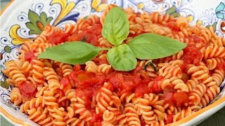 Fusilli Pasta with Tomato Sauce  Rossellas Cooking with Nonna [upl. by Alain]