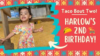 Harlow’s 2nd Birthday Fiesta 🪅 🌮 [upl. by Waterman]