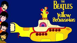 BEATLES  YELLOW SUBMARINE LYRICS [upl. by Resarf]