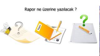 Rapor Yazma Teknikleri [upl. by Therine]