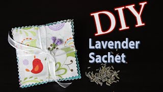 Mothers Day Gift Idea DIY Lavender Sachet [upl. by Trefor732]