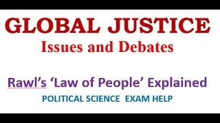 GLOBAL JUSTICE Issues and Debates [upl. by Oilegor]