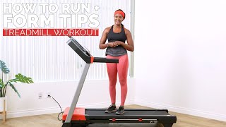 20 Minute Easy Beginner Treadmill Run  How to RunForm Tips [upl. by Anatnas]