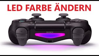 PS4 LED Farbe ändern [upl. by Atnohsal]