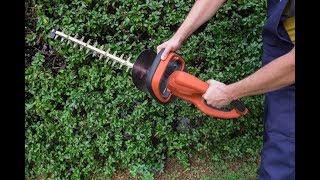 Black and Decker Hedge Trimmer Review [upl. by Ahsinev611]