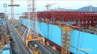 Maersk  Building the TripleE Timelapse [upl. by Annala]