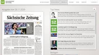 So funktioniert das EPaper der Sächsischen Zeitung [upl. by Eseerehc]