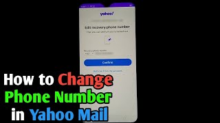 How to Change Phone Number in Yahoo Mail [upl. by Celie]