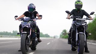 Yamaha MT09 VS Kawasaki Z900  Monster VS Dark Knight 💥 [upl. by Cherie323]