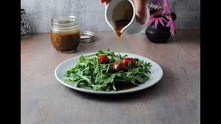 Homemade Balsamic Vinaigrette Salad Dressing [upl. by Hnirt]